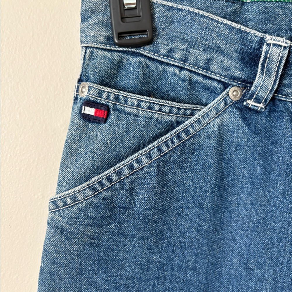 Y2K Tommy Hilfiger 90s Vtg Women’s “Carpenter Fit” HighRise Jeans Waist Sz 28in - Picture 4 of 8